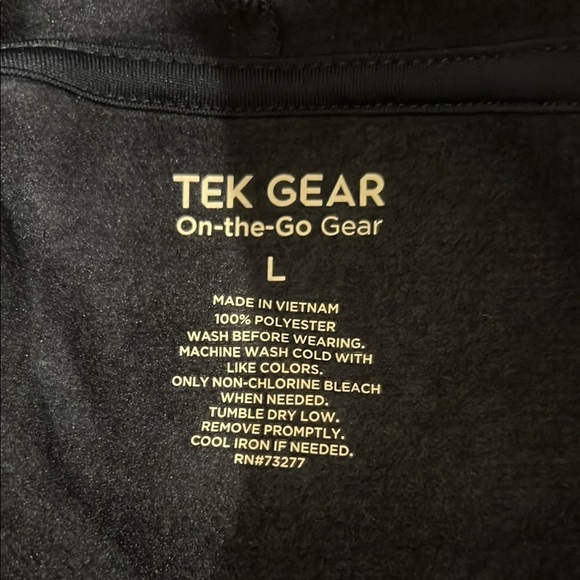 Tek Gear Blue Cowl Neck Sweater with Plush Fleece Texture - Picture 2 of 3